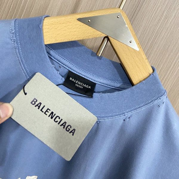 追跡付 バレンシアガ テープタイプコットンジャージーTシャツ baw85181